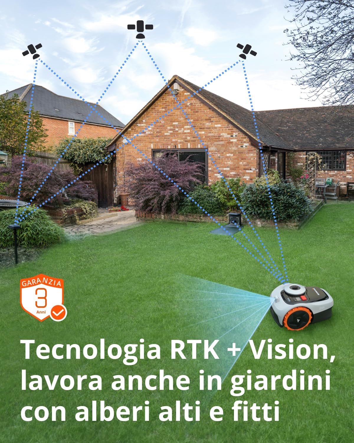 Segway  I105E Robot Tagliaerba Senza Filo Perimetrale