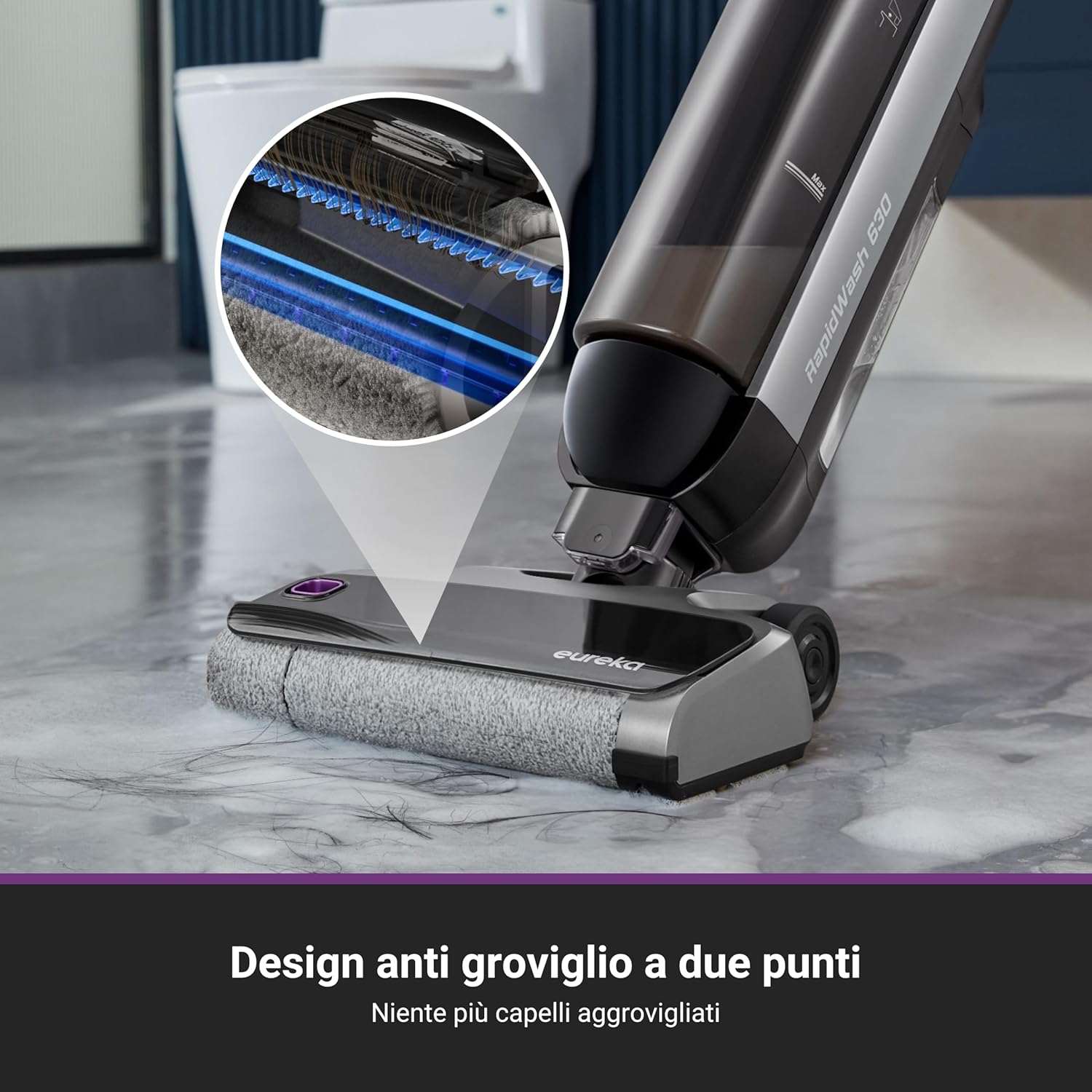 Rapidwash NEW630 Aspirapolvere/Lavapavimenti Secco/Umido