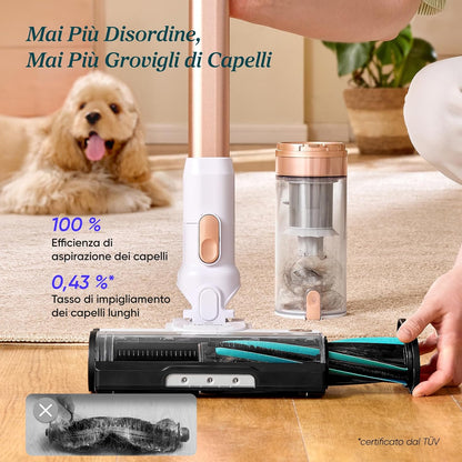 Aspirapolvere Senza Fili Con Tecnologia Antigroviglio, 