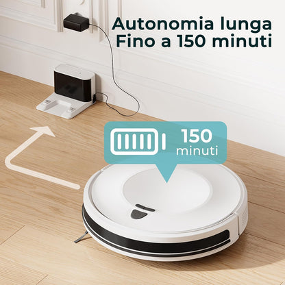 6000 Pa Robot Aspirapolvere Lavapavimenti Con Mappatura, 