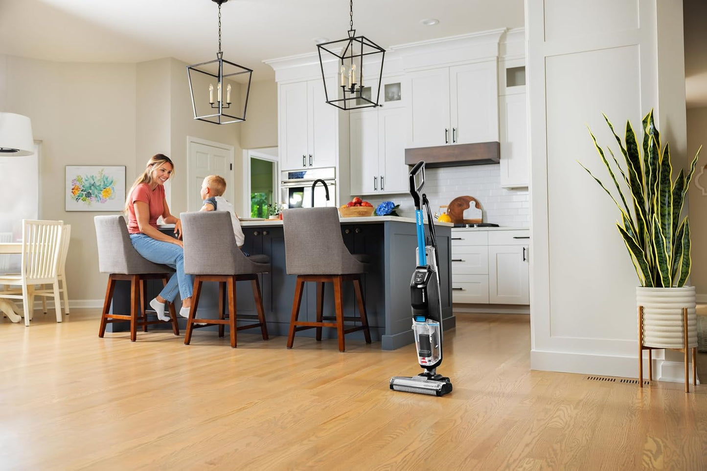 Crosswave HF2, Aspirapolvere Con Filo, Aspira E Lava Insieme, Scopa Elettrica Leggero, Lavasciuga Pavimenti, Lavapavimenti Potente, Vacuum Cleaner, Solo per Pavimenti Duri, 3845N