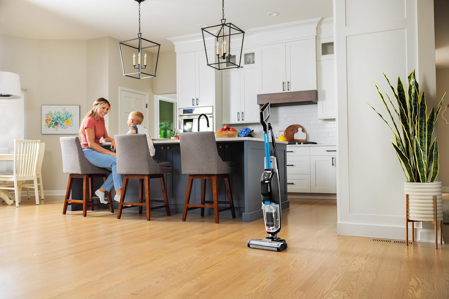 Crosswave HF2, Aspirapolvere Con Filo, Aspira E Lava Insieme, Scopa Elettrica Leggero, Lavasciuga Pavimenti, Lavapavimenti Potente, Vacuum Cleaner, Solo per Pavimenti Duri, 3845N