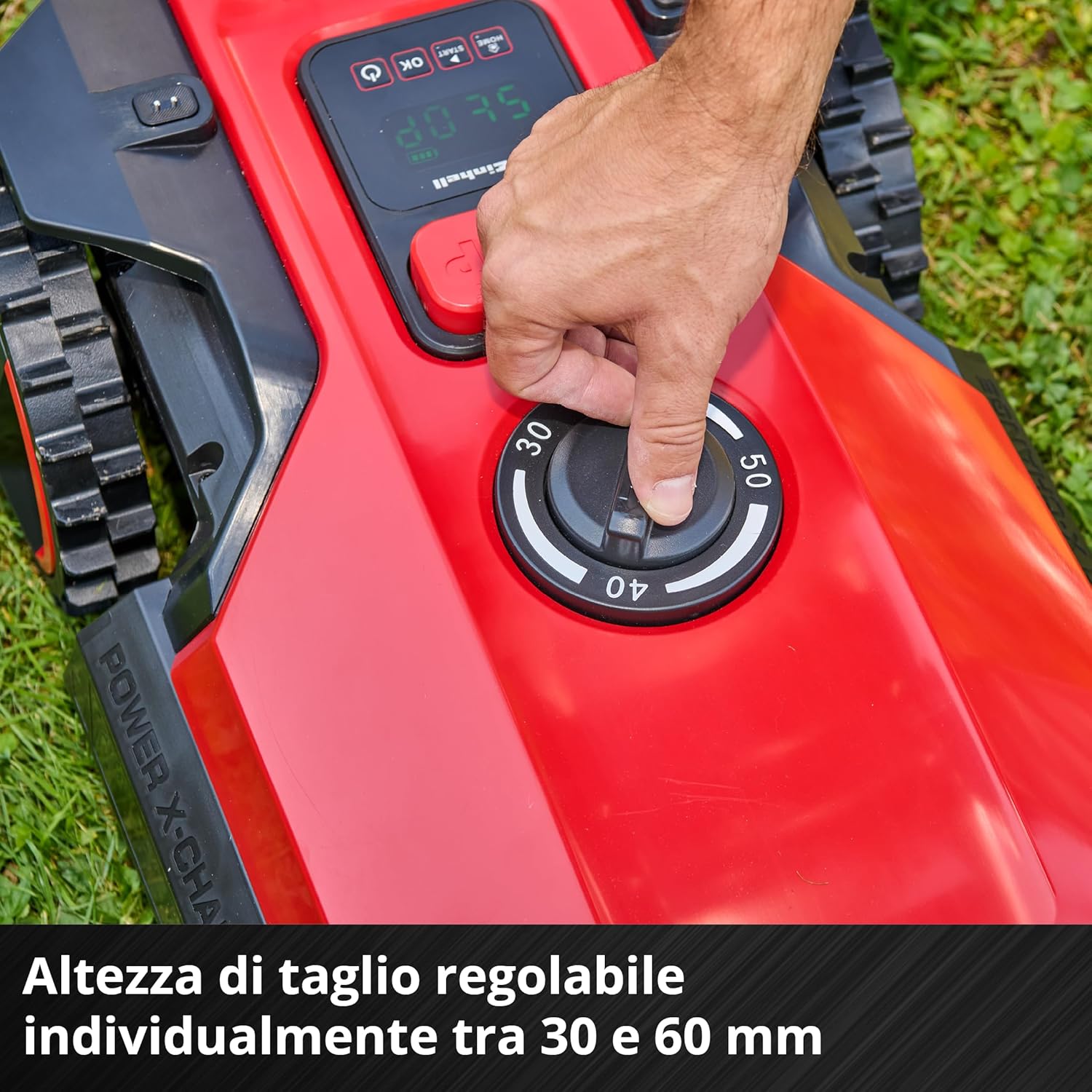 Tosaerba Robotizzato FREELEXO 500 Power X-Change (18 V, Controllo App, IPX5, Aggiornamenti Over-The-Air via Wi-Fi, Incl. Set Di Installazione per 500 M² + 2,5 Ah Plus)