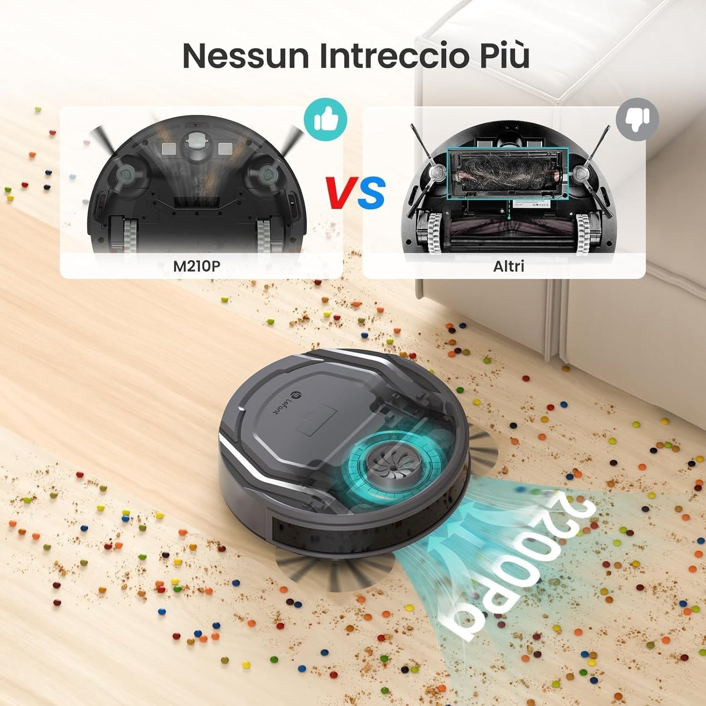 LEFANT Robot Aspirapolvere