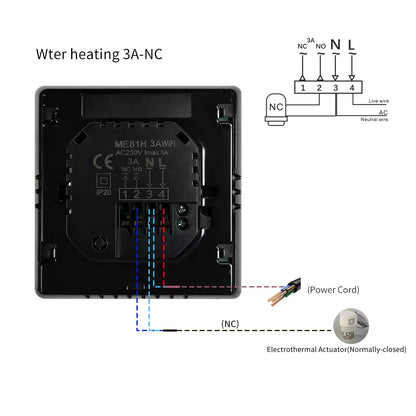 Tuya Smart Thermostat for Underfloor Heating Wifi Thermostat Floor Heating Controller Warm Floor Temperature Controller Alexa