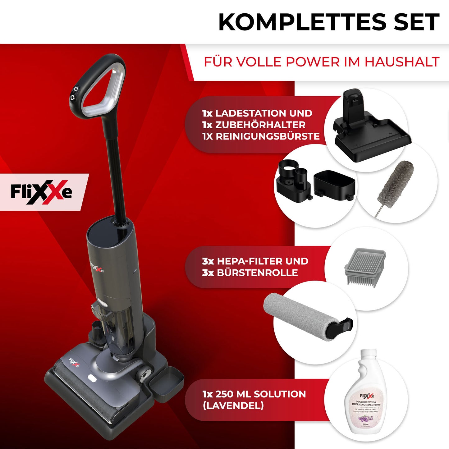 Flixxe X3 Premium Aspirapolvere Aspirapolvere Aspirapolvere Aspirapolvere 200 W