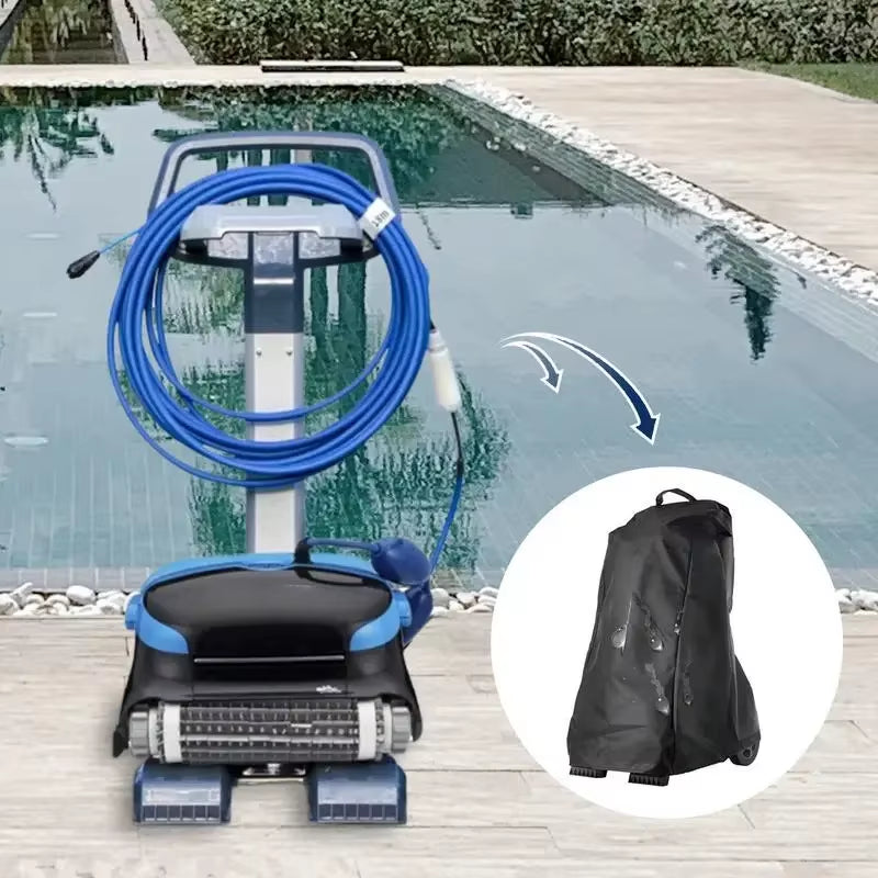 Universal Automatic Swimming Pool Cleaner Cover Robotic Pool Cleaner Caddy Cover 210D/420D Oxford Cloth Protective Cover