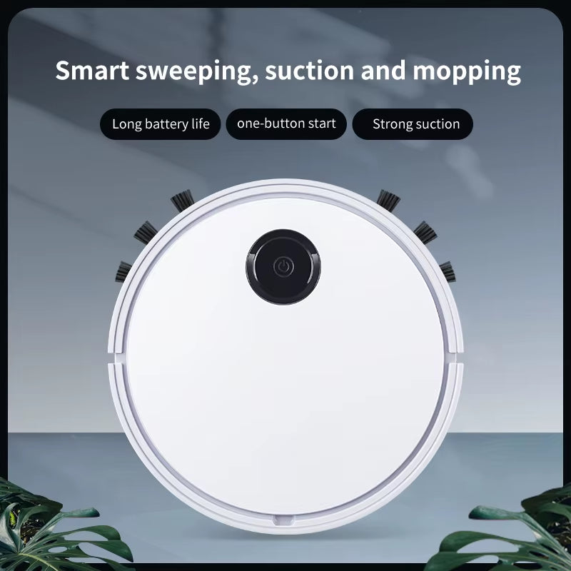  Robot Vacuum Cleaner Smart Sweeping Dry Wet Cleaning Machine Charging Intelligent Vacuum Cleaner for Home