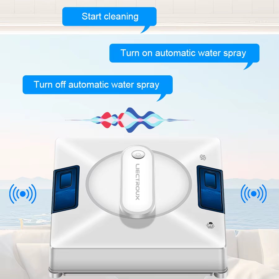 Robot Window Cleaner  Y-Way Water Spray,Home Wall Glass Window 