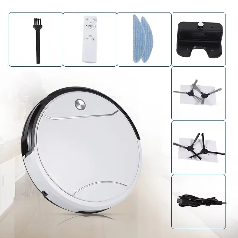 Robot Vacuum Cleaner Automatic Charging Aspiration Drag Intelligent Home Appliance 