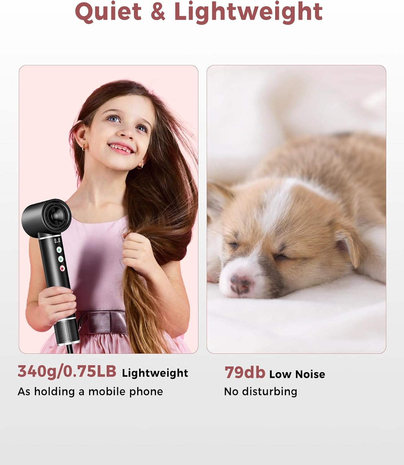 Air Styler 5 in 1, Asciugacapelli 110000 RPM 20M/S,