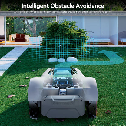 MGC500 Automatic Robot Lawn Mower 0.12 Acre 45% Slope 70Mins Auto Recharge Breakpoint Detection C-TOF Technology