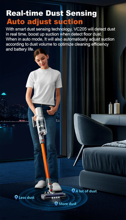 Cordless Handheld Vacuum Cleaner Touch Screen