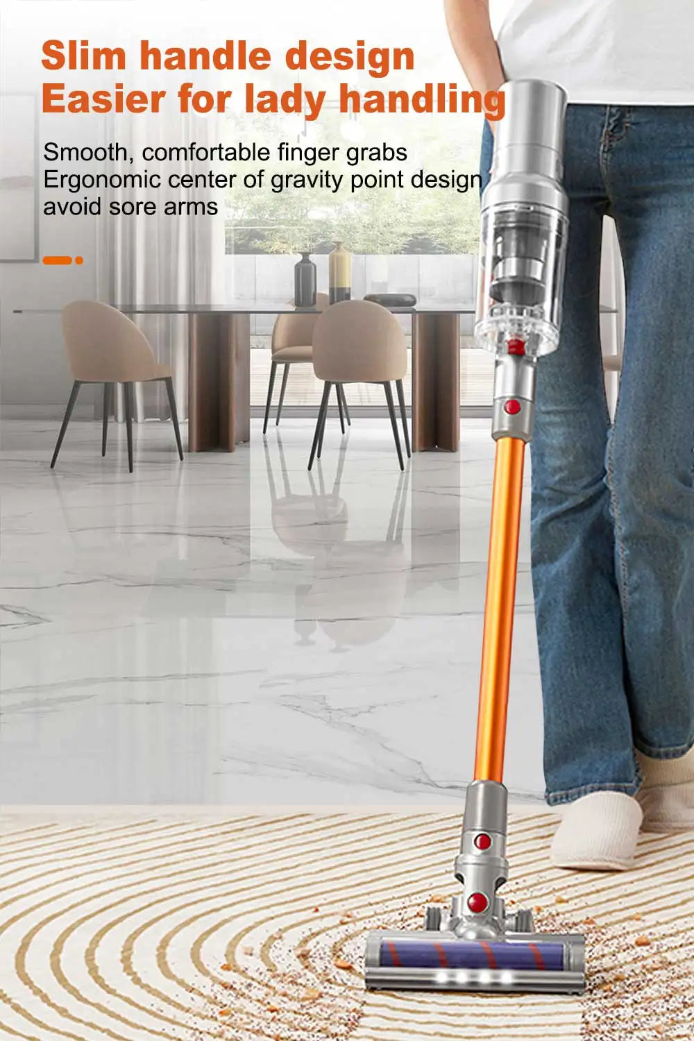 Cordless Handheld Vacuum Cleaner Touch Screen