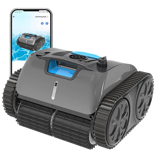 Automatic Swimming Pool Robot Cleaner without Wire 3312Pro Battery 9200Mah APP Route Planning Select Cleaning Mode Self-Beaching