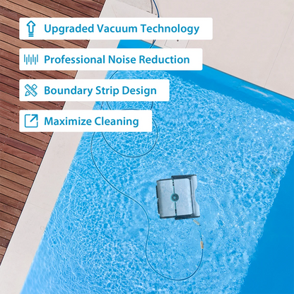 Robot Vacuum Cleaner for Pool Commercial Cleaning Robots HJ2052 with 18M Cable 118W