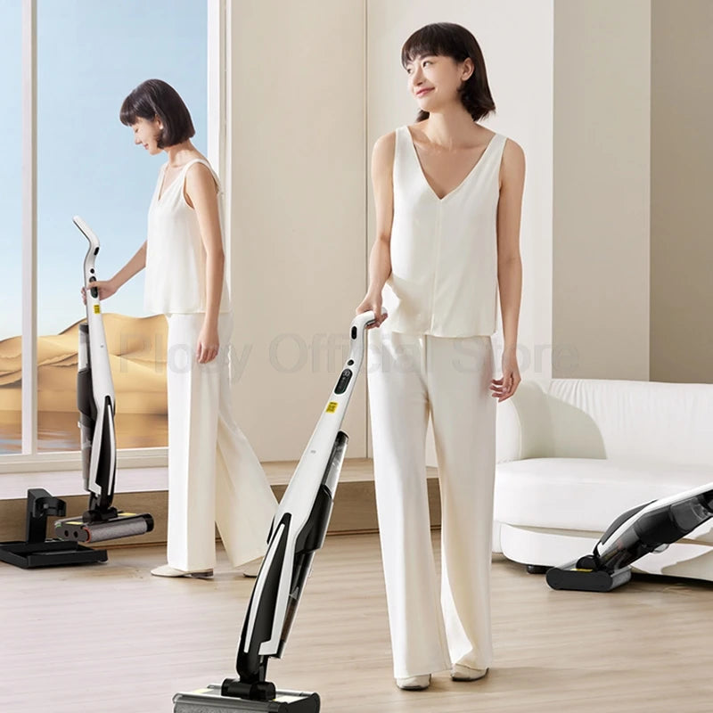 Wireless Vacuum Water Mop Cleaner Intelligent Home Appliance Automatic Cleaning Electric Mop Mop/Suction/Wash All-In-One Cleaner