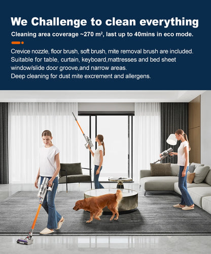 Cordless Handheld Vacuum Cleaner Touch Screen