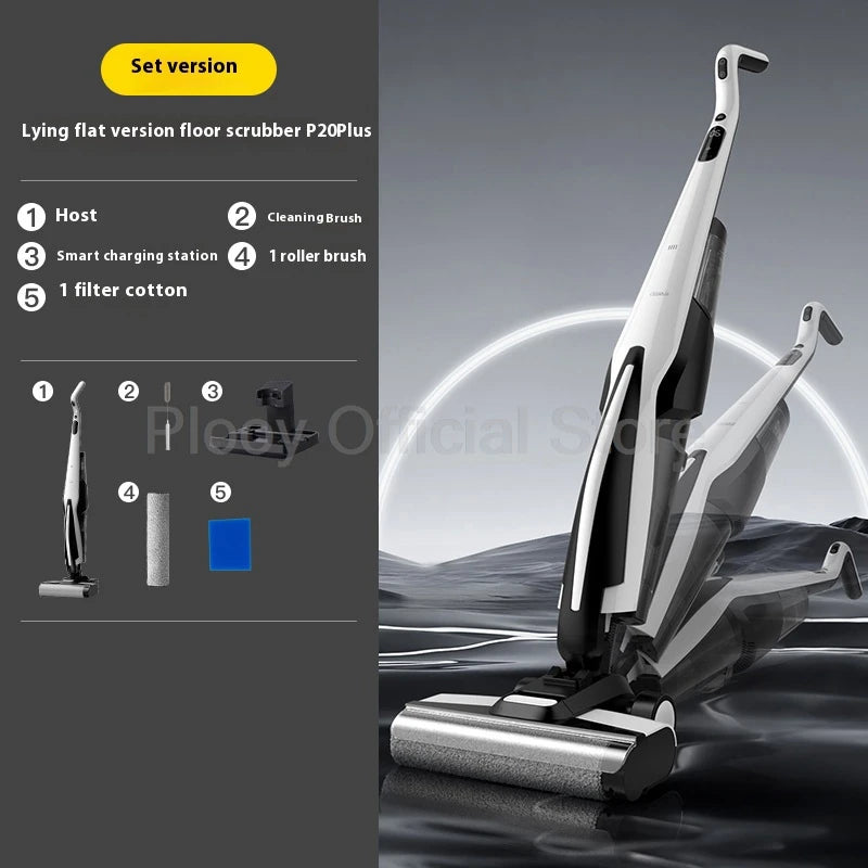 Wireless Vacuum Water Mop Cleaner Intelligent Home Appliance Automatic Cleaning Electric Mop Mop/Suction/Wash All-In-One Cleaner