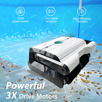 Robot Vacuum Cleaner for Pool Commercial Cleaning Robots HJ2052 with 18M Cable 118W
