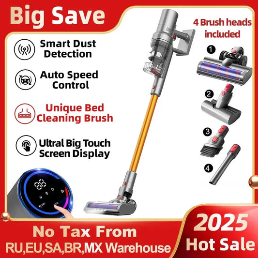 Cordless Handheld Vacuum Cleaner Touch Screen
