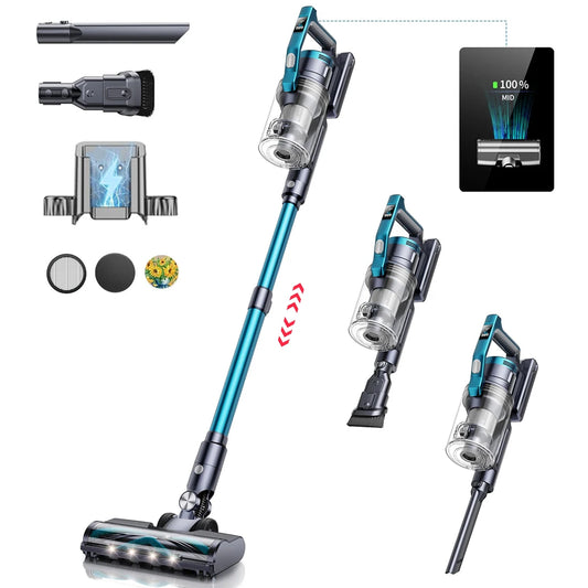 V20 Handheld Vacuum Cleaner 50Kpa 550W Wireless Vacuum Cleaner Home Appliance Cordless Removable Battery LED Display