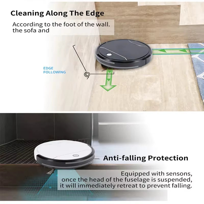 Robot Vacuum Cleaner Automatic Charging Aspiration Drag Intelligent Home Appliance 