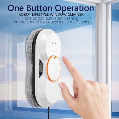 Automatic Window Cleaner Robot with Two Sprayer Cleaning Glasses Smart Home Appliance