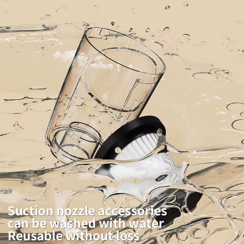 Cordless Vacuum Cleaner 15000Pa Strong Suction Stick Handheld 2 in 1Lightweight for Carpet Hardwood Floor Pet Hair Car Cleaning