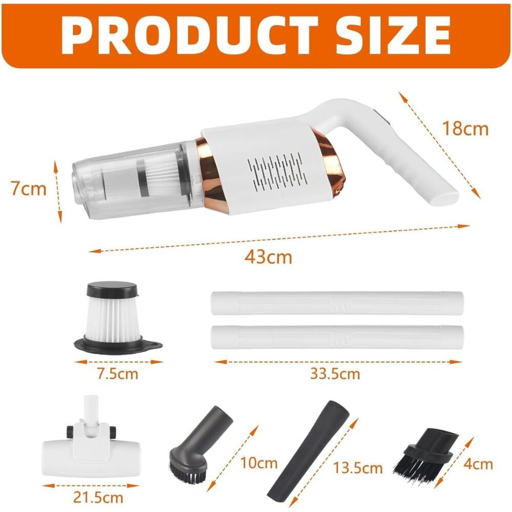 ASPIRAPOLVERE SENZA FILI SCOPA ELETTRICA SENZA SACCO RICARICABILE per PAVIMENTI