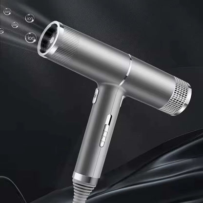 Low Noise Cold and Hot Negative Ion Hair Dryer Intelligent Temperature Adjustable Quick Drying Leafless Hair Dryer