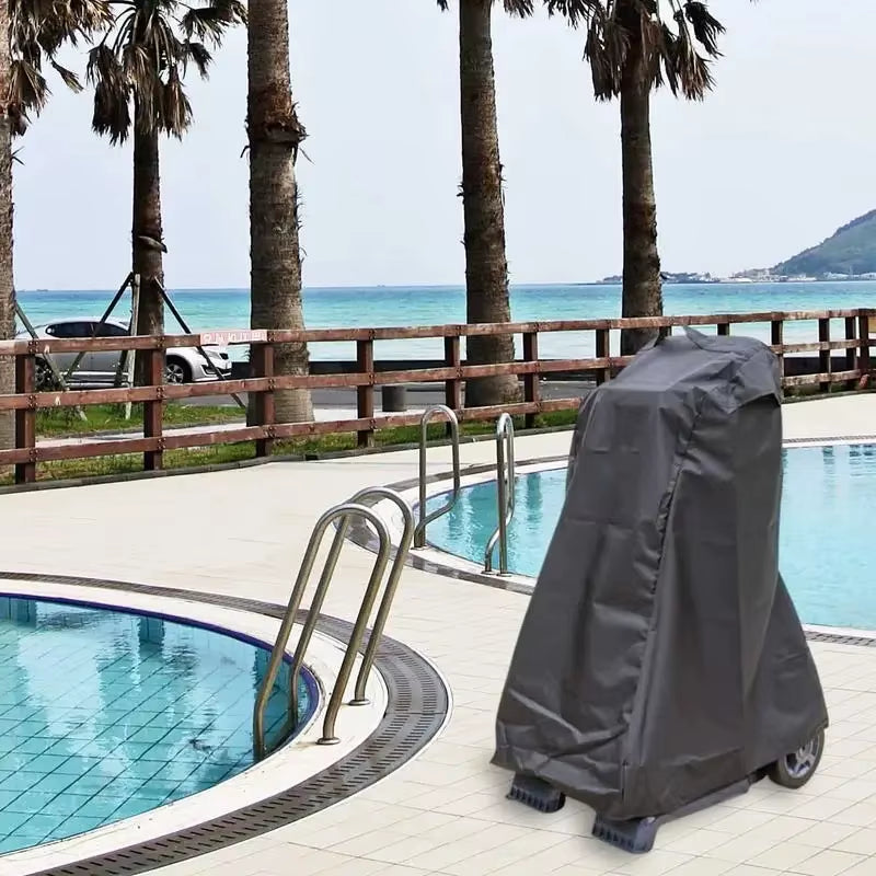 Universal Automatic Swimming Pool Cleaner Cover Robotic Pool Cleaner Caddy Cover 210D/420D Oxford Cloth Protective Cover
