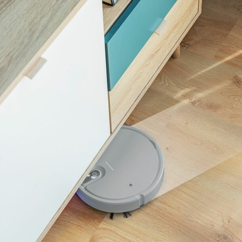 Robot Aspirapolvere Lava Pavimenti per Pulizia 5 in 1 Lucida Disinfetta Luce Uv