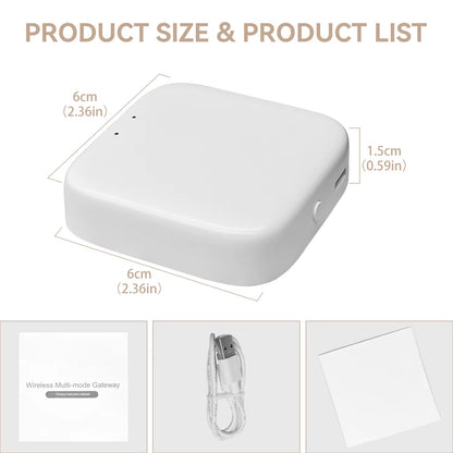 Tuya Smart Bluetooth/Zigbee Hub Smart Life Devices Multi-Mode Gateway Domotica and Home Automation with Alexa Google Home