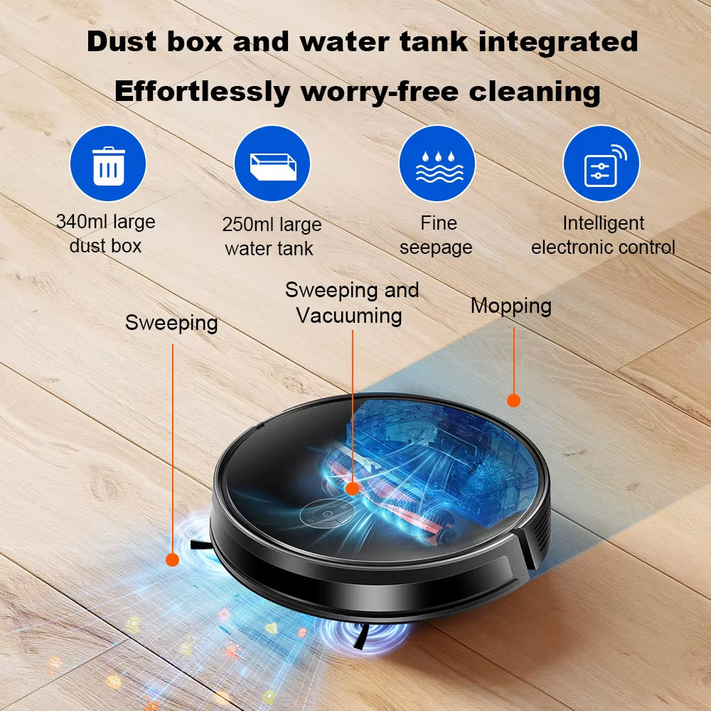 C7 Robot Vacuum Cleaner,Smart Mapping,Wifi App