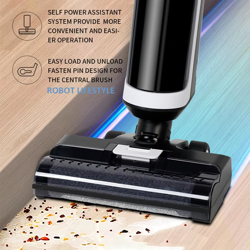 Cordless Vacuum Cleaner for Wet and Dry Cleaning Rl8Pro