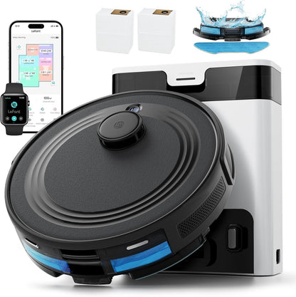 LEFANT M2Pro Robot Aspirapolvere Lavapavimenti Svuotamento Automatico Mappatura