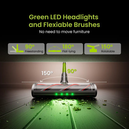 Smartai V6 Cordless Vacuum Cleaner 65KPA 650W Powerful Stick Vacuum