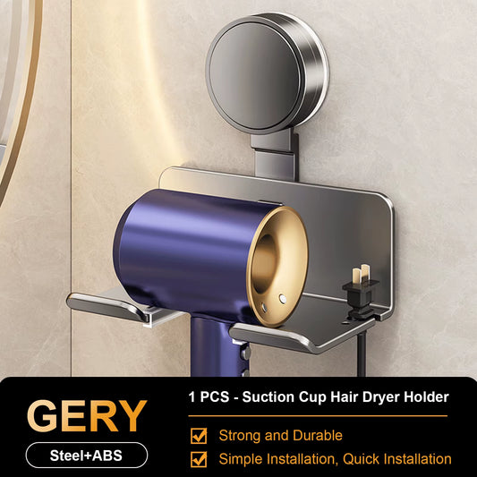 Hair Dryer Holder Wall Dryer Cradle Straightener Stand Hairdryer