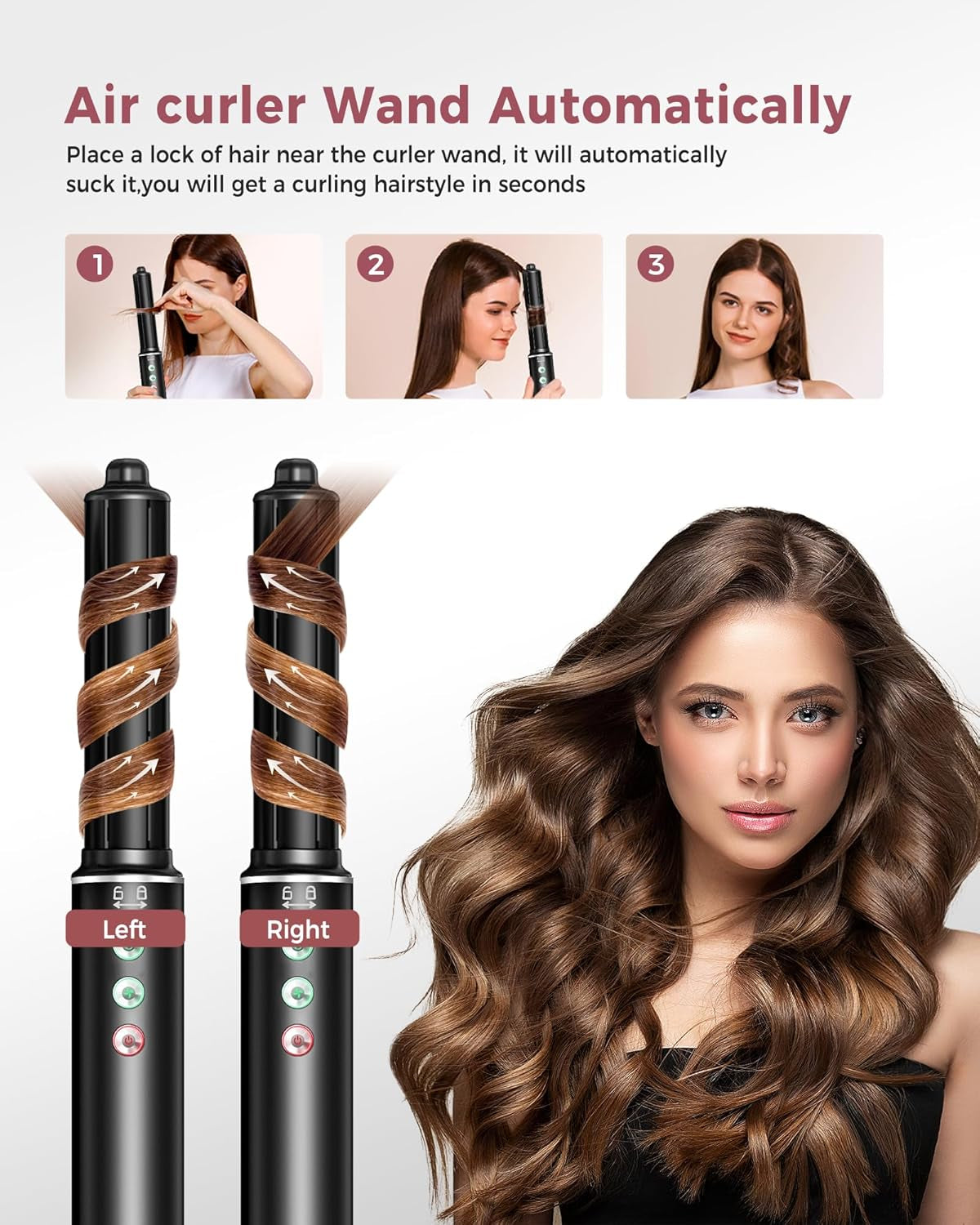 Air Styler 5 in 1, Asciugacapelli 110000 RPM 20M/S,