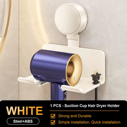 Hair Dryer Holder Wall Dryer Cradle Straightener Stand Hairdryer