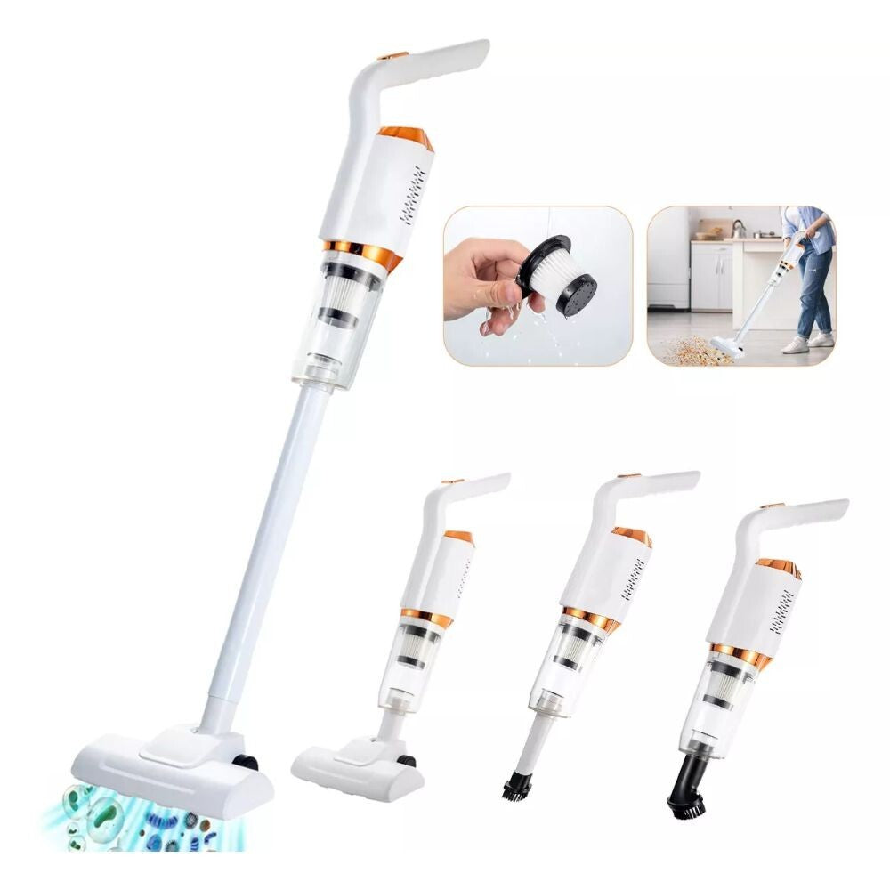 ASPIRAPOLVERE SENZA FILI SCOPA ELETTRICA SENZA SACCO RICARICABILE per PAVIMENTI