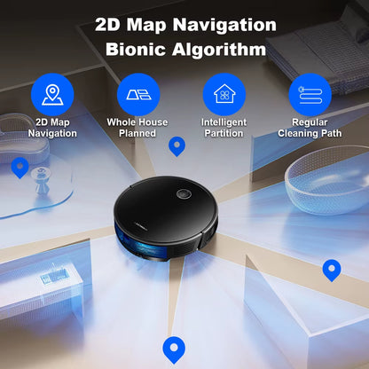 C7 Robot Vacuum Cleaner,Smart Mapping,Wifi App
