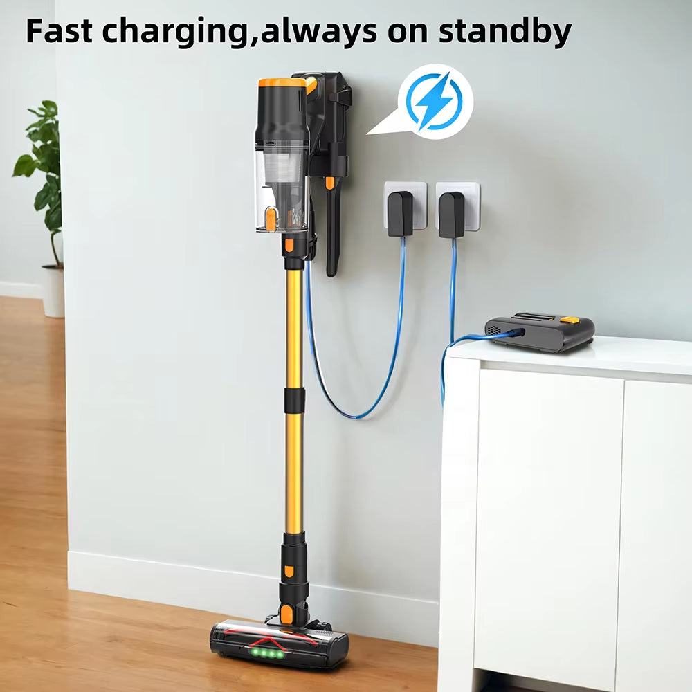 Powerful Cordless Handheld Vacuum Cleaner - 550W Suction for Effortless Cleaning