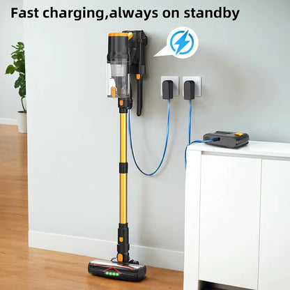 Powerful Cordless Handheld Vacuum Cleaner - 550W Suction for Effortless Cleaning