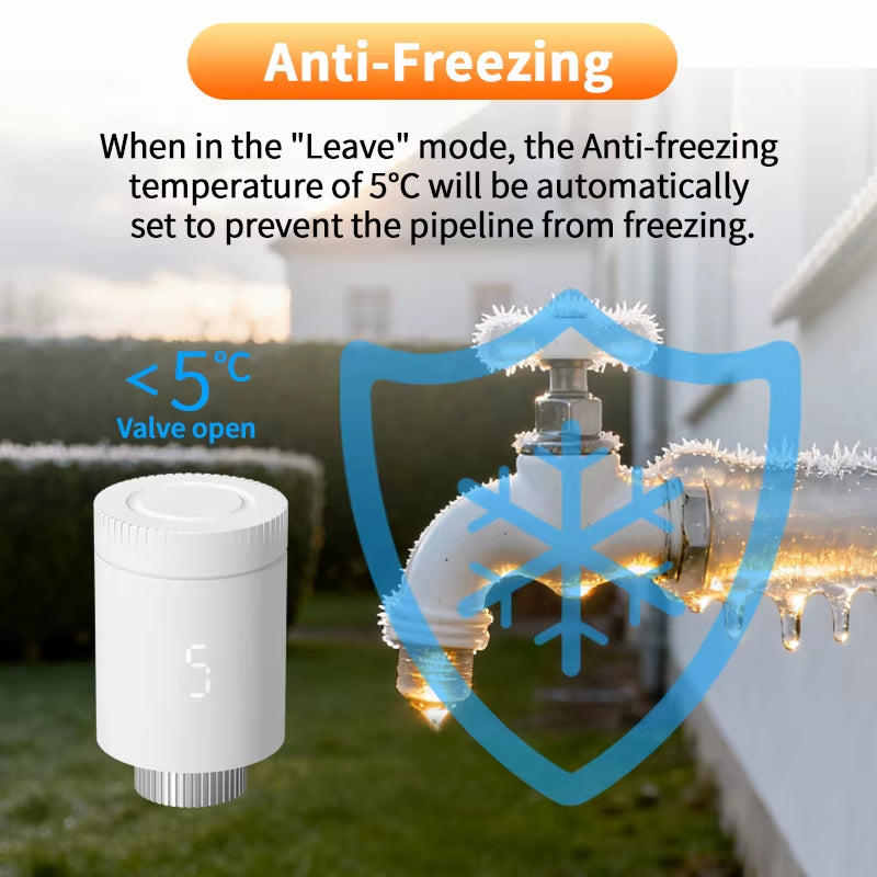 Tuya Smart Zigbee 3.0 Thermostatic Valve Radiator Zigbee Thermostat Radiator Valve Termostat Zigbee TRV Tuya Alexa Google Home