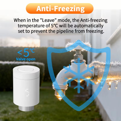 Tuya Smart Zigbee 3.0 Thermostatic Valve Radiator Zigbee Thermostat Radiator Valve Termostat Zigbee TRV Tuya Alexa Google Home