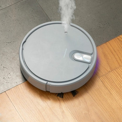 Robot Aspirapolvere Lava Pavimenti per Pulizia 5 in 1 Lucida Disinfetta Luce Uv