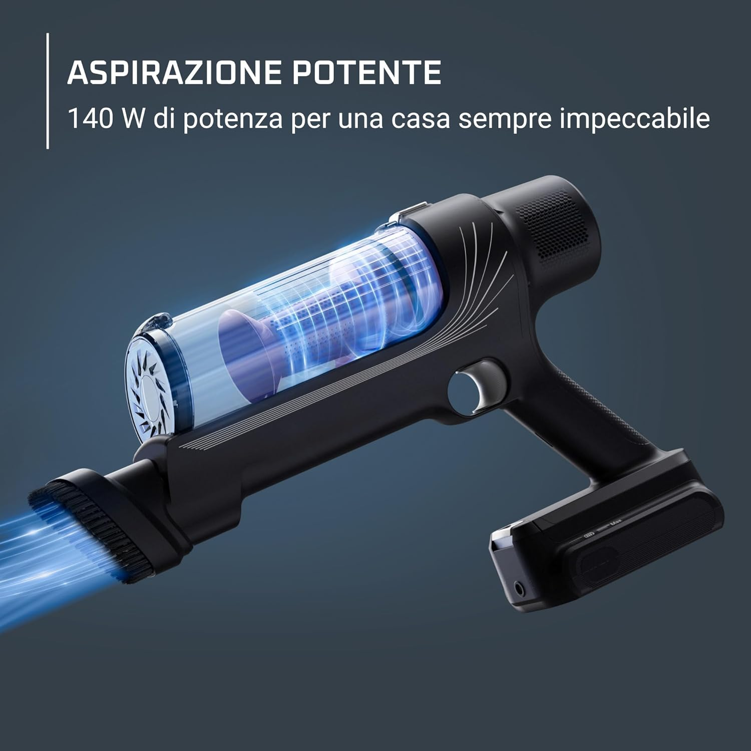 X-PERT 7.60, Aspirapolvere Senza Fili Da 140 W, Ultraleggero, Batteria a Lunga D